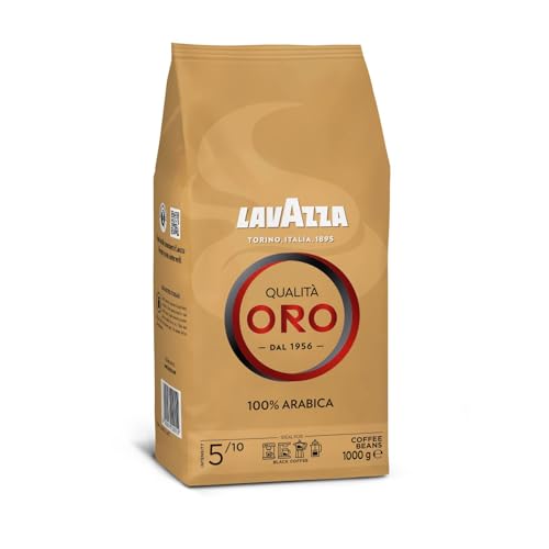 Lavazza Qualità Oro café en grano 100% arábica, ideal para reducir cafeína sin perder sabor
