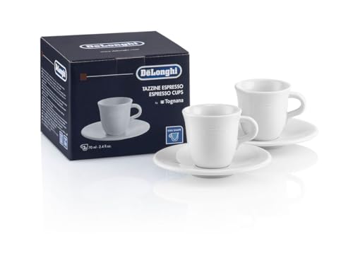 De'Longhi DLSC308 Tazas de Porcelana para Espresso (set 2)
