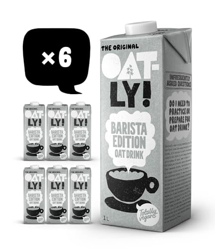Bebida de avena barista para el café