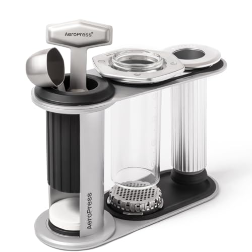 AeroPress Soporte organizador de acero inoxidable